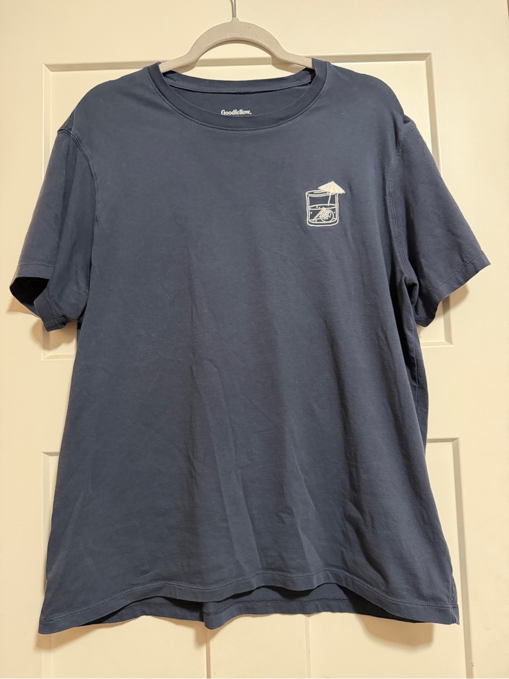 Goodfellow & Co Men's Slate Blue Short-Sleeve Graphic Tee